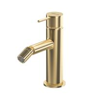 Смеситель для биде однорычажный, с донным клапаном Ручка "антикапля" LEAF-BSM-L-SR Sunrise ручка  Sunrise Cezares