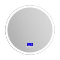 Зеркало с встроенным светильником, сенсорным выключателем, bluetooth, цифровым термометром, радио SPC-RNG-700-LED-TCH-RAD, 12W, 220-240V, 700x30 BelBagno