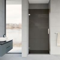 Душевая дверь VDP-1F900CG 900x2000 профиль хром стекло тонированное VINCEA