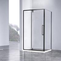 Душевой уголок квадратный/прямоугольный VSR-4SNP1012CLB 1200x1000x1950 цвет профиля черный стекло прозрачное Vincea