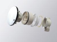 Поддон акриловый, радиальный, R-550 TRAY-A-R-85-550-15-W 850x850x150 Cezares