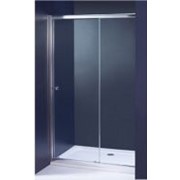 Dolfin Дверь в душ (раздвижная) KS-PF-003 - 100x185 см - графит