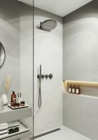 Душевая система встроенная с термостатом Timo Saona SX-2329/18SM черное золото