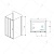 Душевой уголок RGW PA-73 (PA-13 + Z-050-2) прямоугольный  160* 70*195 060873167-011 профиль Хром стекло Прозрачное 5 мм RGW